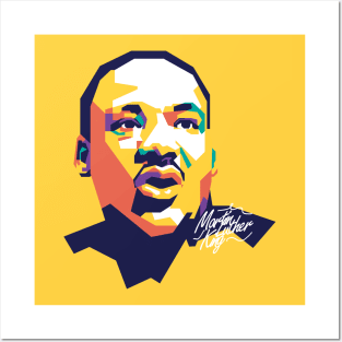 Martin Luther King on WPAP art #1 Posters and Art